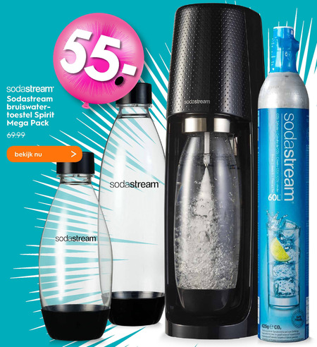 Sodastream   frisdrankautomaat folder aanbieding bij  Blokker - details