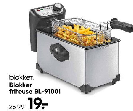 Blokker Huismerk   friteuse folder aanbieding bij  Blokker - details