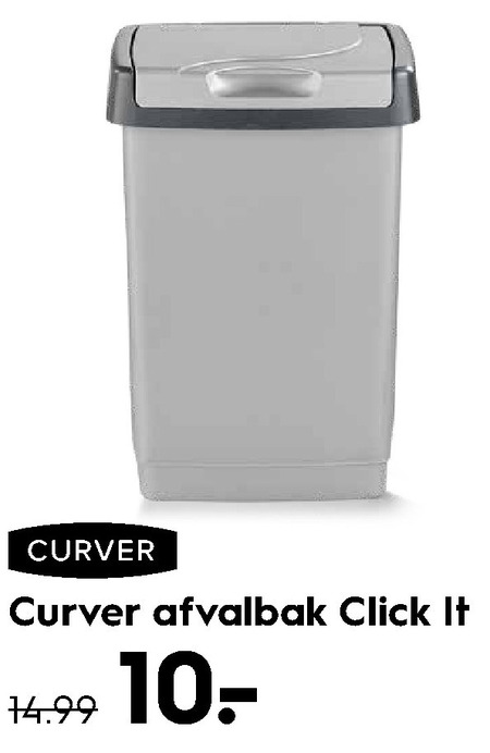 Curver   afvalemmer folder aanbieding bij  Blokker - details