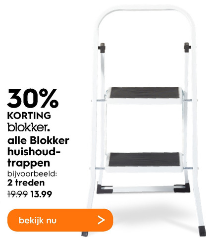 Blokker Huismerk   huishoudtrap folder aanbieding bij  Blokker - details