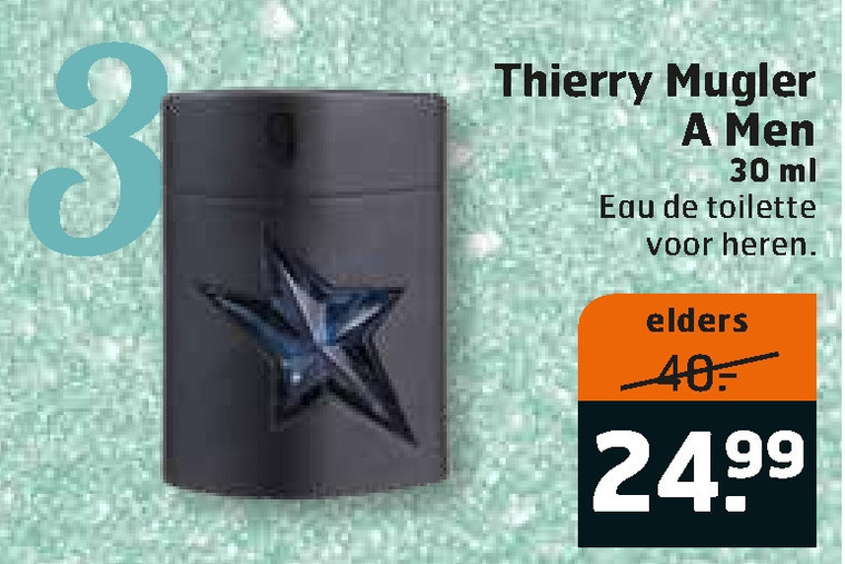 Thierry Mugler   eau de toilette folder aanbieding bij  Trekpleister - details