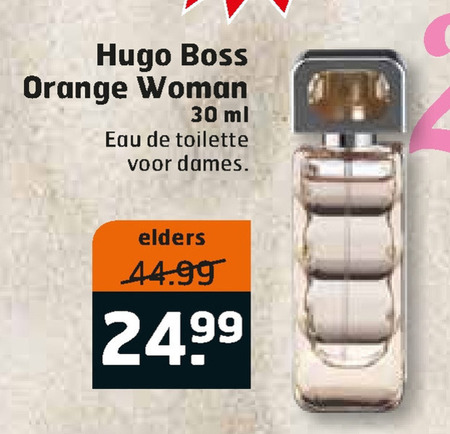 Hugo Boss   eau de toilette folder aanbieding bij  Trekpleister - details