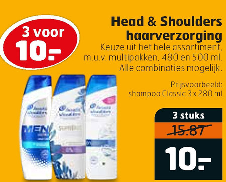 Head and Shoulders   shampoo, conditioner folder aanbieding bij  Trekpleister - details