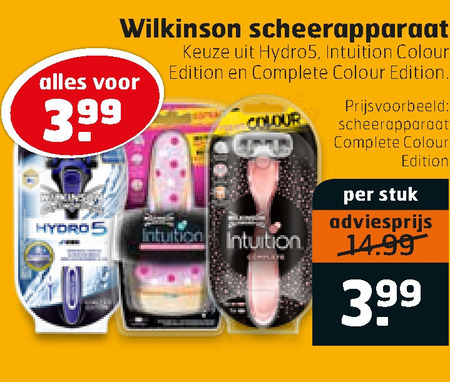 Wilkinson   dames handscheerapparaat, heren handscheerapparaat folder aanbieding bij  Trekpleister - details