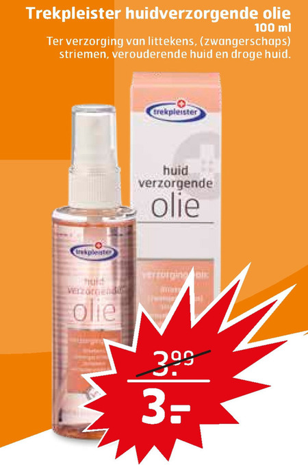 Garnier Skin Active   huidolie folder aanbieding bij  Trekpleister - details