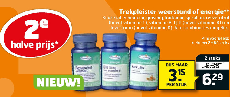 Trekpleister Huismerk   voedingssupplement folder aanbieding bij  Trekpleister - details