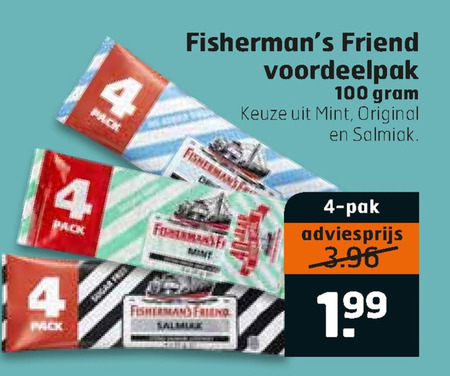 Fishermans Friend   keelpastilles folder aanbieding bij  Trekpleister - details