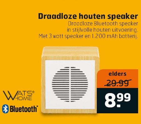 Watshome   portable speakerset folder aanbieding bij  Trekpleister - details