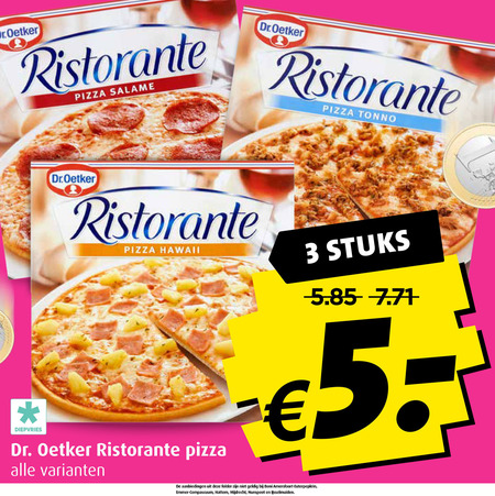 Dr Oetker   diepvriespizza folder aanbieding bij  Boni - details