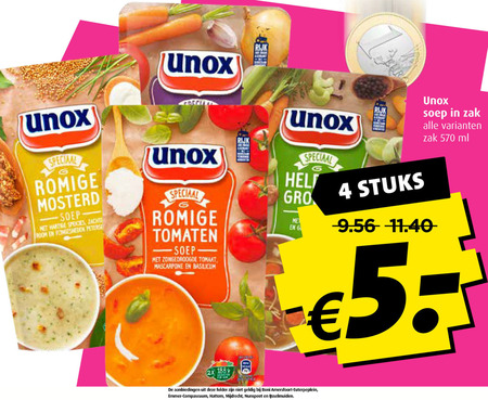 Unox   soep folder aanbieding bij  Boni - details