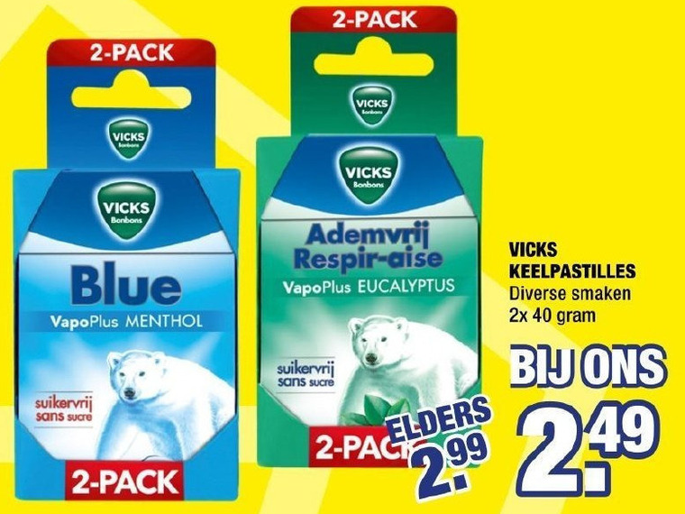 Vicks   keelpastilles folder aanbieding bij  Big Bazar - details