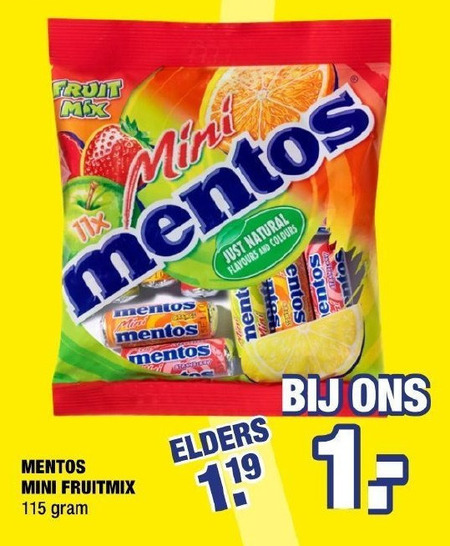 Mentos   snoep folder aanbieding bij  Big Bazar - details