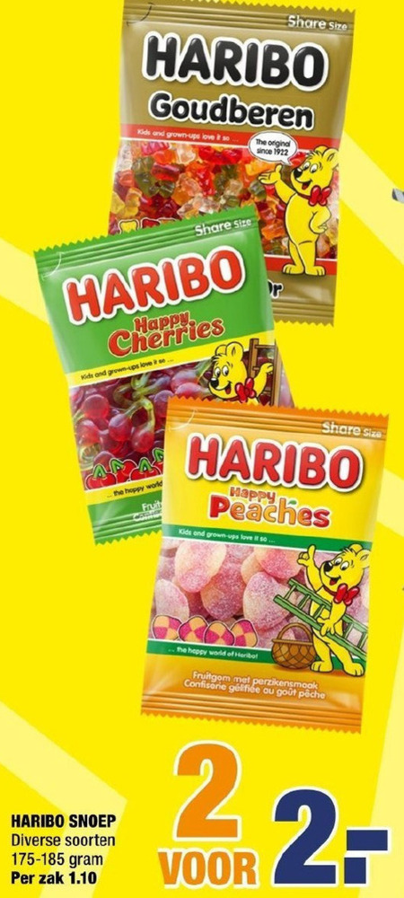 Haribo   snoep folder aanbieding bij  Big Bazar - details