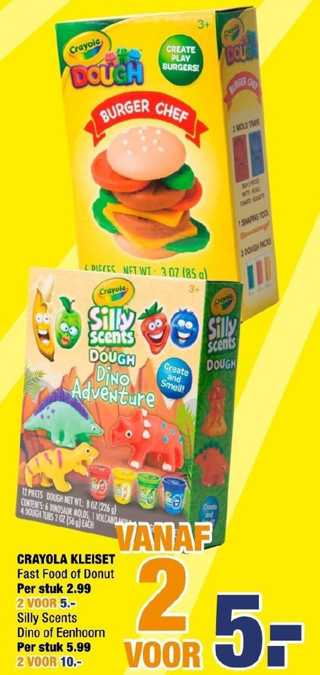 Crayola   kleispeelsets folder aanbieding bij  Big Bazar - details