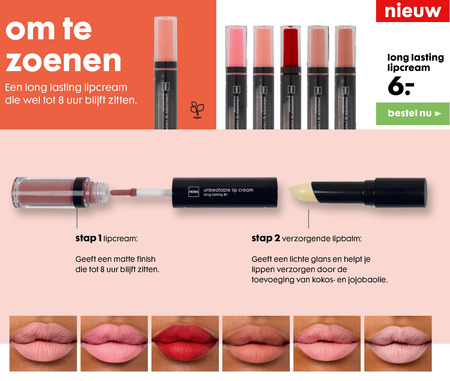 Hema huismerk   lippenbalsem folder aanbieding bij  Hema - details