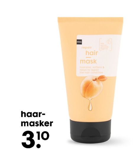 Hema huismerk   haarmasker folder aanbieding bij  Hema - details