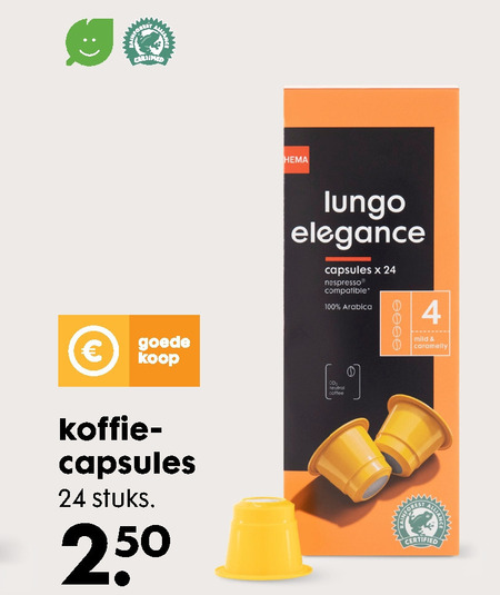 Hema huismerk   koffiecups folder aanbieding bij  Hema - details