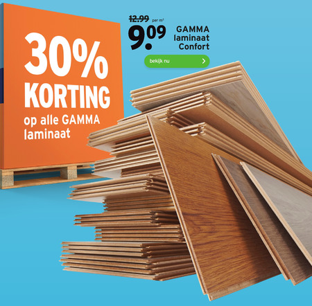 Gamma Huismerk   laminaat folder aanbieding bij  Gamma - details