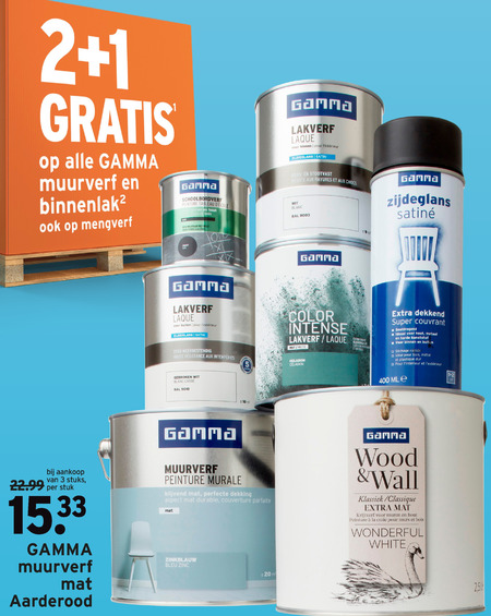 Gamma Huismerk   muurverf, mengverf folder aanbieding bij  Gamma - details