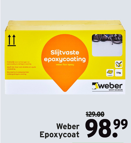 Weber   garagevloercoating folder aanbieding bij  Gamma - details