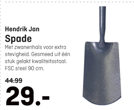 Hendrik Jan   spade folder aanbieding bij  Multimate - details