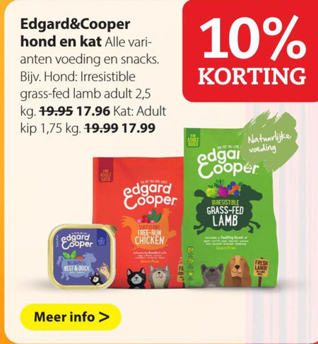 Edgard and Cooper   hondenvoer, kattenvoer folder aanbieding bij  Pets Place - details