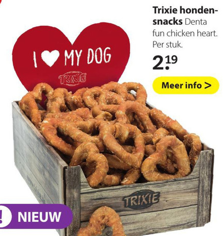 Trixie   hondensnacks folder aanbieding bij  Pets Place - details