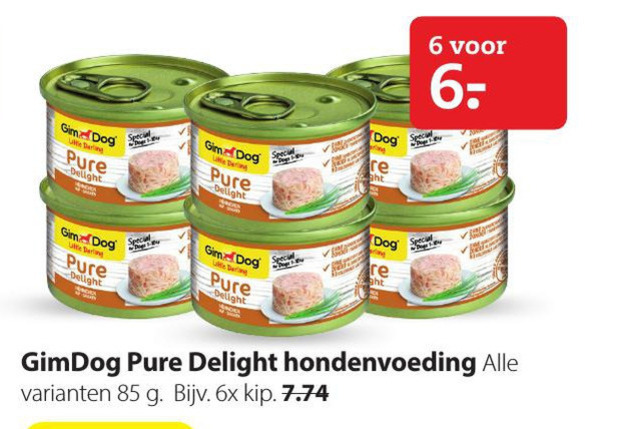 Gimdog   hondenvoer folder aanbieding bij  Pets Place - details