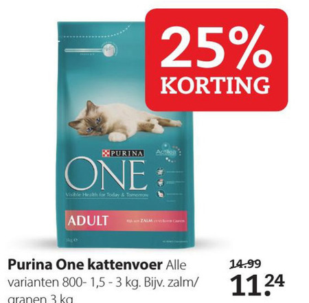 One   kattenvoer folder aanbieding bij  Pets Place - details