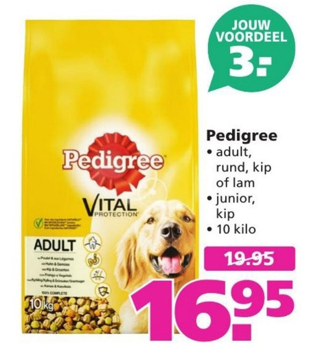 Pedigree   hondenvoer folder aanbieding bij  Ranzijn Tuin en Dier - details