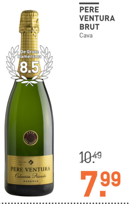 Cava Pere Ventura   champagne sparkling wijn folder aanbieding bij  Gall & Gall - details