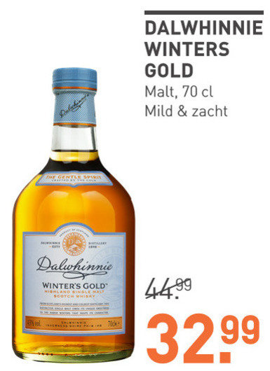 Dalwhinnie   whisky folder aanbieding bij  Gall & Gall - details