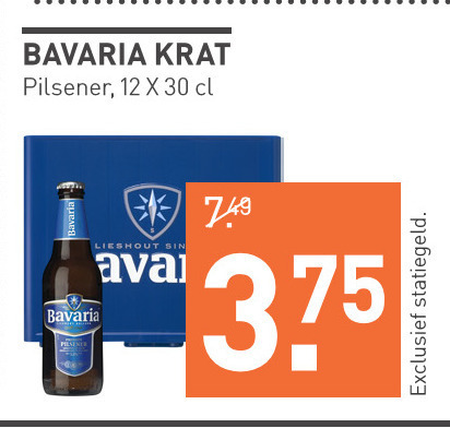 Bavaria   krat bier folder aanbieding bij  Gall & Gall - details