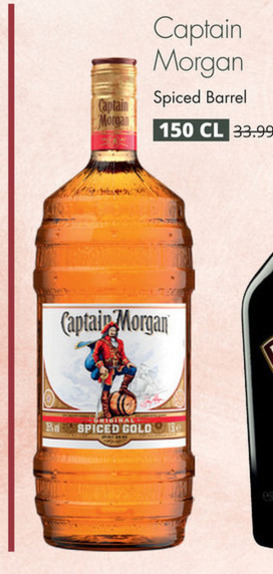 Captain Morgan   rum folder aanbieding bij  Mitra - details