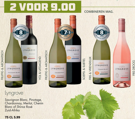 Lyngrove   witte wijn, rose folder aanbieding bij  Mitra - details