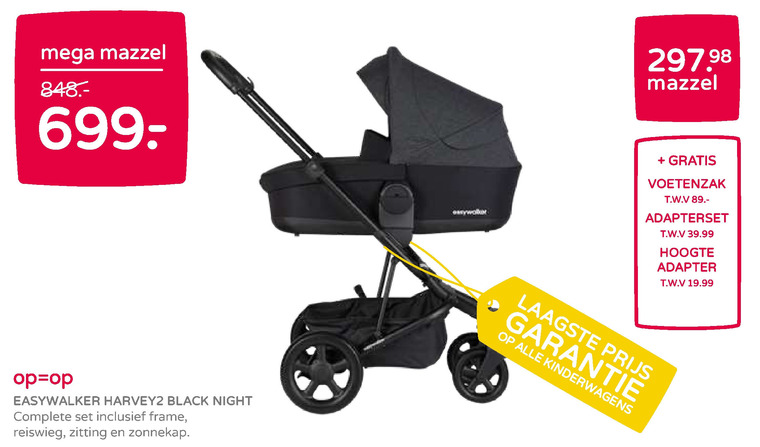 Easywalker   kinderwagen folder aanbieding bij  Prenatal - details