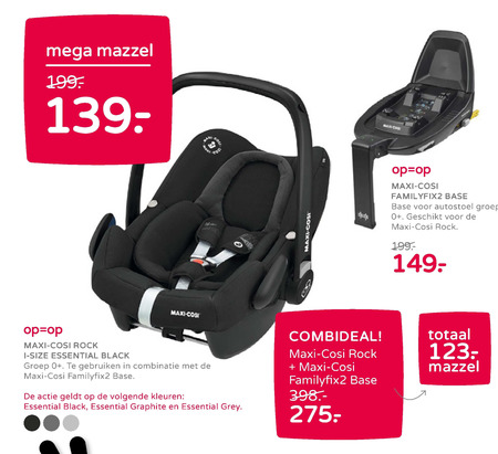 Alvast Garderobe nul Maxi-Cosi autostoeltje folder aanbieding bij Prenatal - details