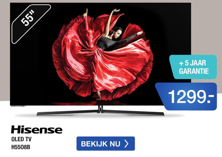 Hisense   4k ultrahd televisies, oled televisie folder aanbieding bij  Electroworld - details