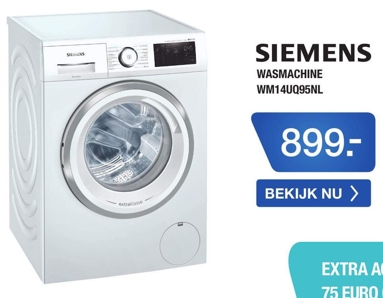 Siemens   wasmachine folder aanbieding bij  Electroworld - details