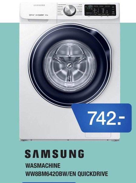 Samsung   wasmachine folder aanbieding bij  Electroworld - details