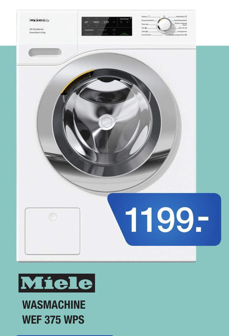 Miele   wasmachine folder aanbieding bij  Electroworld - details