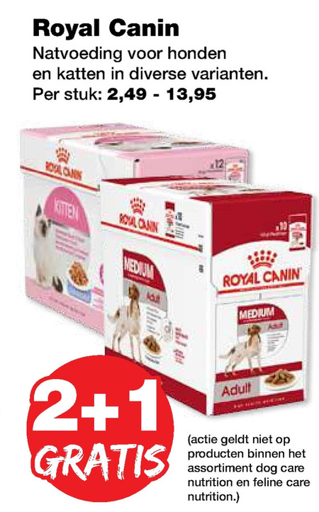 Royal Canin   hondenvoer folder aanbieding bij  Jumper - details