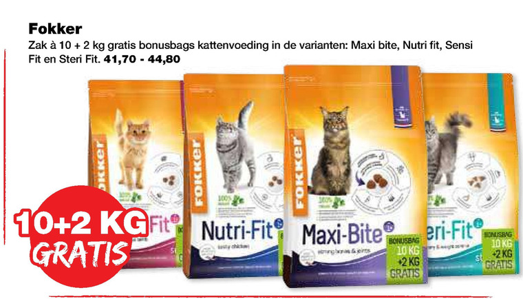 Fokker   kattenvoer folder aanbieding bij  Jumper - details