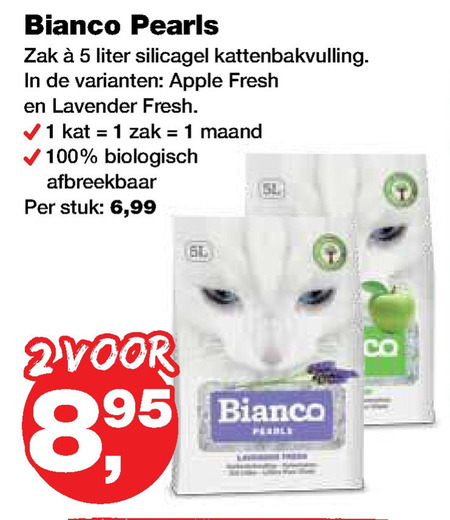 Bianco   kattenbakvulling folder aanbieding bij  Jumper - details