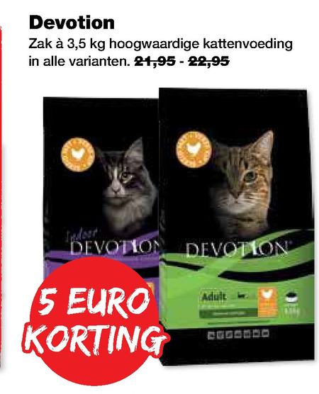 Devotion   kattenvoer folder aanbieding bij  Jumper - details