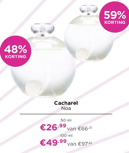 Cacharel   eau de toilette folder aanbieding bij  Ici Paris XL - details