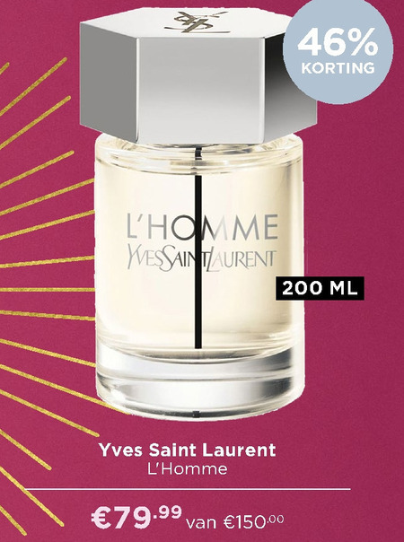 YSL   eau de parfum folder aanbieding bij  Ici Paris XL - details