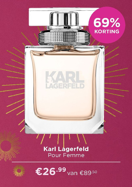 Karl Lagerfeld   eau de parfum folder aanbieding bij  Ici Paris XL - details