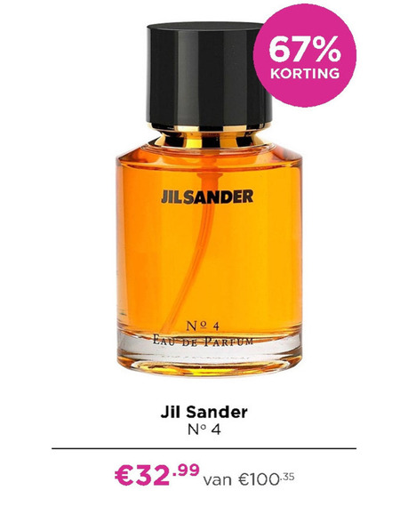 Jil Sander   eau de parfum folder aanbieding bij  Ici Paris XL - details