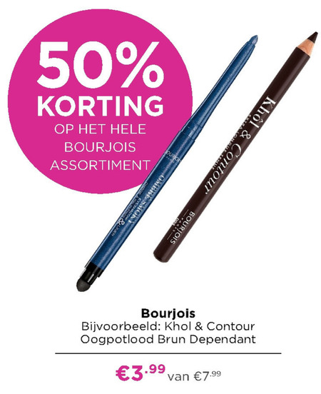 Bourjois   oogschaduw, mascara folder aanbieding bij  Ici Paris XL - details